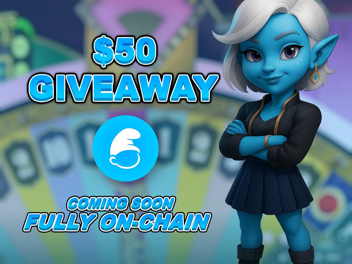 🚨 $50 GIVEAWAY 

I’m giving away $50 to 5 people in anticipation of Smurf casino launch coming this September! 

To enter:

⤷ Follow @SmurfCasino and @usmann_l
⤷ Like + retweet this post
⤷ join TG: link in the comment section.
⤷ Tag 3 friends

⏳ 72 hours only!

SMURF CASINO