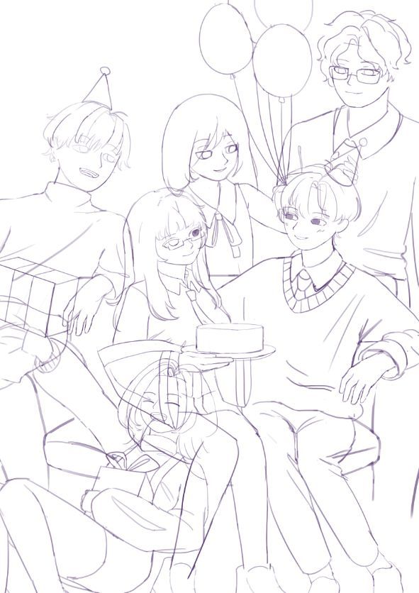 Third WIP of the month :3
College has been eating a lot of my time to draw now 😭 😭 

#artmoots #wip