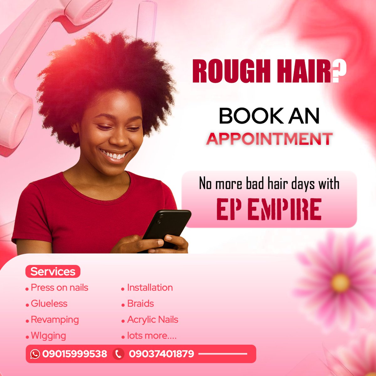 TAsantoritse's tweet image. AI generated images can be a game changer with the right prompts. Social Media flyer for EP Empire