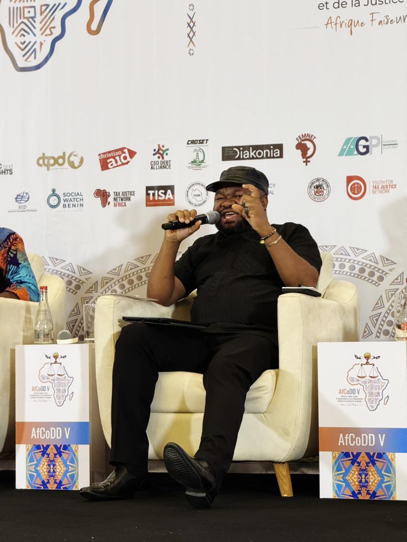 Our Programmes Director, Briggs Bomba, joined a powerful session connecting African liberation struggles through the lens of reparations. He called for a class-conscious analysis of Africa’s debt crisis—urging deeper scrutiny of global power dynamics and economic structures.