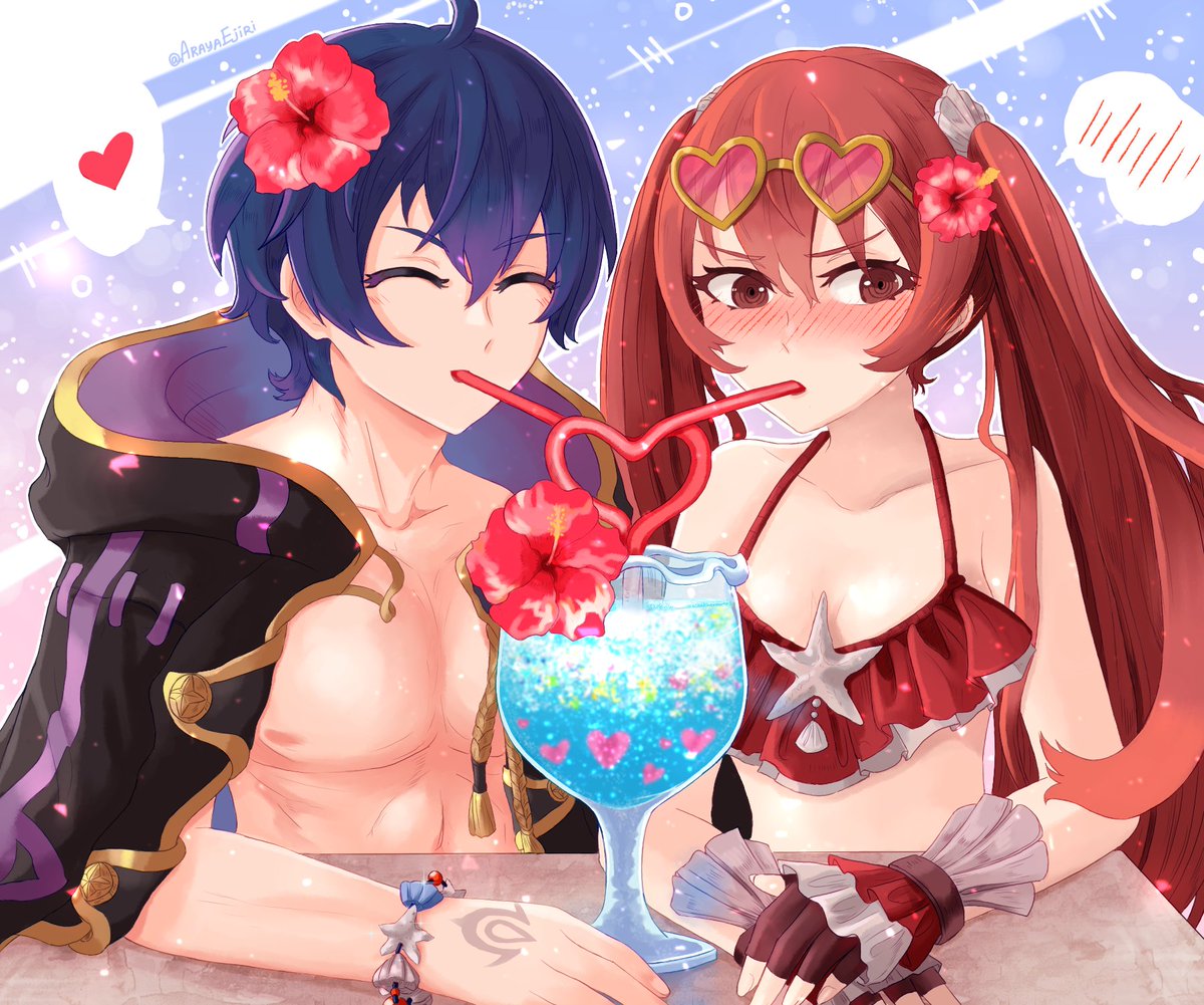 Summer Date☀️
Commissioned by <a href="/lampreylarry/">LampreyLarry</a> ! Thank you~
#FireEmblemAwakening