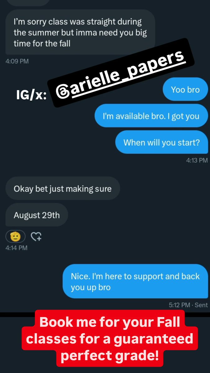 arielle_papers's tweet image. I'm always happy seeing my clients also happy for the good grades I give out🙏😍,,,,
For those who wanna have good grades too, A++✅💯 guaranteed Dm,,,,my Dm Is free,,,thank you📍🤲
#Onlineclass
#homework
#assignments 
#calculus
#statisticis
#paper
#Essay