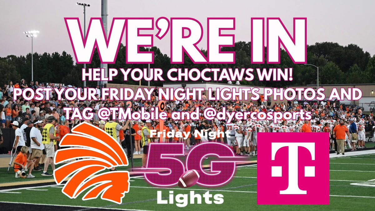 We entered the <a href="/TMobile/">T-Mobile</a> Friday Night 5G Lights contest! They're celebrating small-town high school football, giving upgrades to schools + awarding a $1Million game-changing grand prize. It could be us! Learn more: t-mobile.com/brand/friday-n… #FN5GL #Sweepstakes