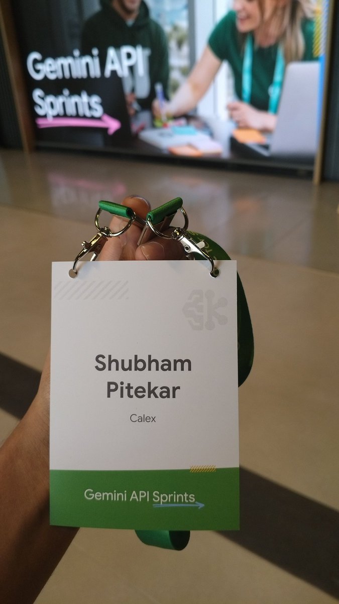 Yesterday I had a great time attending Gemini API Sprints by <a href="/GoogleStartups/">Google for Startups</a> at <a href="/GoogleIndia/">Google India</a> office Ananta.