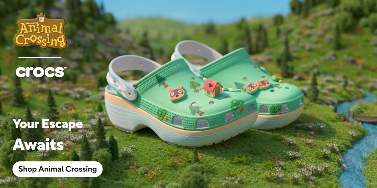 Animal Crossing x Crocs are available now on Amazon

amzn.to/4lP2DBA #ad