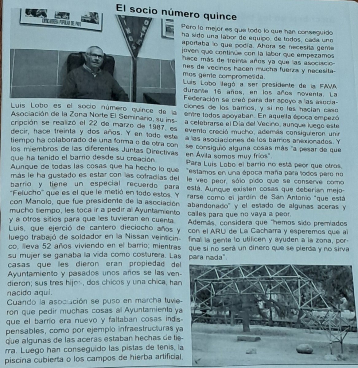 Asociación Vecinos Zona Norte El Seminario tweet media