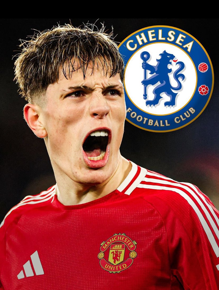 Bensirchief's tweet photo. Chelsea and Man United, locked in talks for Alejandro Garnacho’s transfer.

#CFC confirmed their proposal worth £35/40m as total package, waiting for Man United’s green light.

The deal will happen, just matter of time… as Garnacho only wants Chelsea.

Here we go, soon 🔜 https://t.co/2T5u91MKJ6