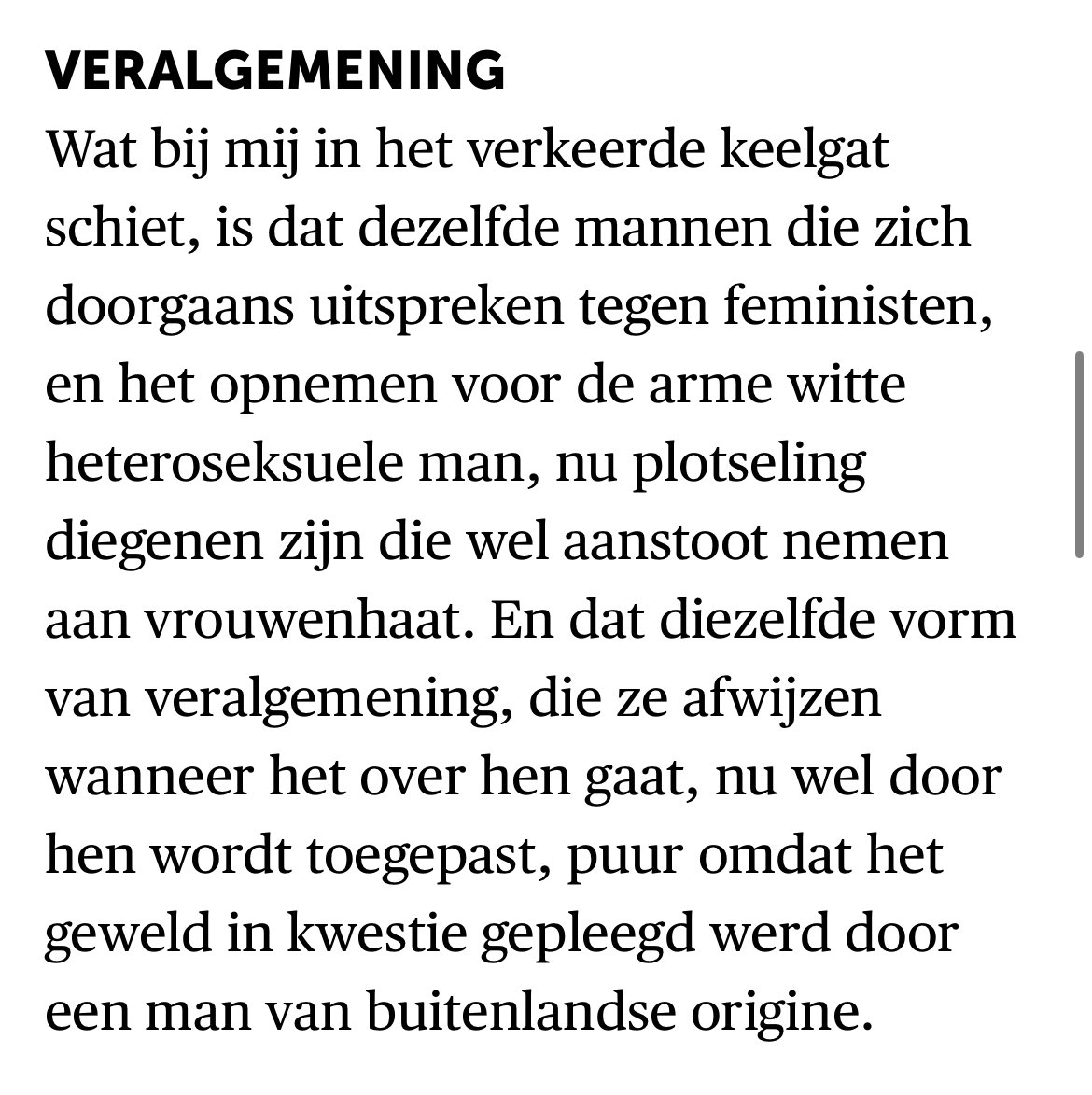 Gewelddadige verkrachting en moord wordt kennelijk altijd weggelachen of genegeerd als de dader blank is. Julie Van Espen, nie-mand die daar toen deining over maakte. Compassie met de arme witte heteroseksuele moordenaar alom.