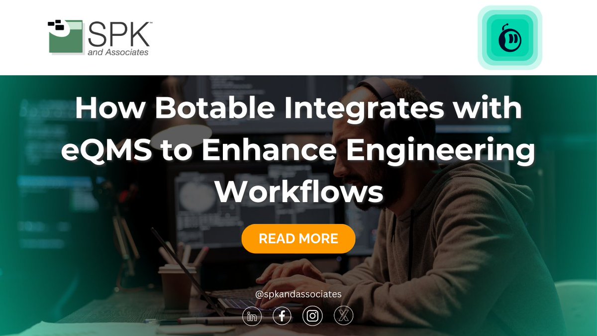 spkaa's tweet image. Discover the benefits of Botable.ai and its integration with an eQMS. This integration can lead to enhanced engineering workflows, improving collaboration and compliance. 💫 

spkaa.com/blog/how-botab…

#BotableAI #Botable #eQMS #QMS #Compliance #Engineering