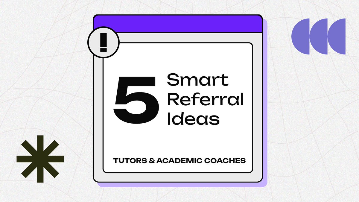 Tutors don’t need more ads. They need more trust. 
Here are 5 referral ideas to grow your tutoring business organically:

viral-loops.com/blog/referral-… 

#ReferralMarketing #Tutoring