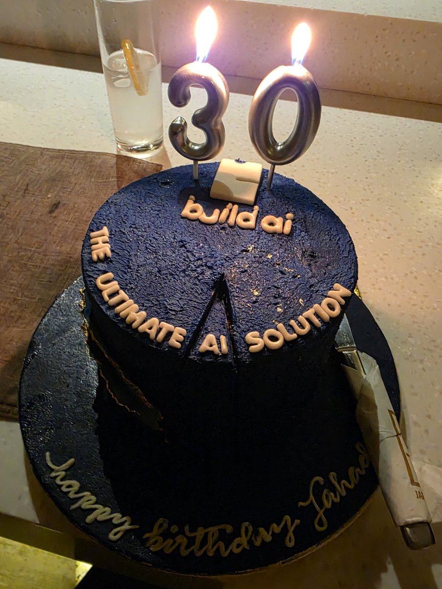 BuildAI (@buildai_erc) on Twitter photo They say to never count the candles.
But milestones deserve to be recognized.
A very happy three decades on this planet, to our founder Fahad. Happy birthday from the entire BuildAI team 🥳
And no, an AI agent didn't post this tweet. Some moments call for a human touch 😜 They say to never count the candles.
But milestones deserve to be recognized.
A very happy three decades on this planet, to our founder Fahad. Happy birthday from the entire BuildAI team 🥳
And no, an AI agent didn't post this tweet. Some moments call for a human touch 😜