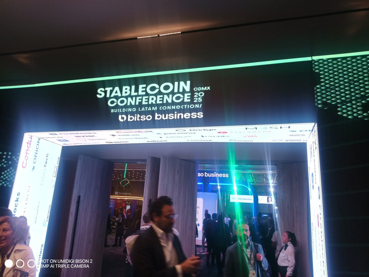 En un día tan especial para los mercados ... <a href="/Bitso/">Bitso</a> presente en Stablecoin Conference 2025
