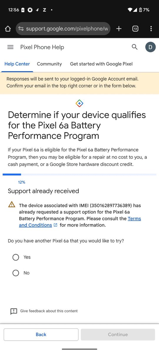 anshuman_hasija's tweet image. Been harassed by google for 3 weeks with back &amp;amp; forth emails. Finally got this mail rejecting my Pixel 6a Battery Program requestdespite the system accepting my IMEI. My Pixel 6a is unusable with insane battery drain. Where’s the support you promised? #Pixel6a #GoogleSupport