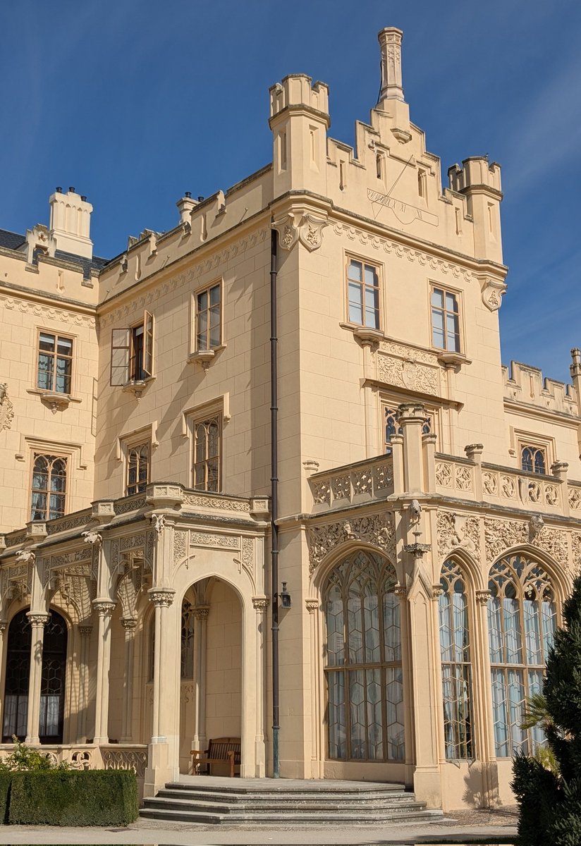 Lednice Castle, representative summer residence of the princely family of Liechtenstein. Lednice, Moravian Margraviate. #liechtenstein #moravia #castle