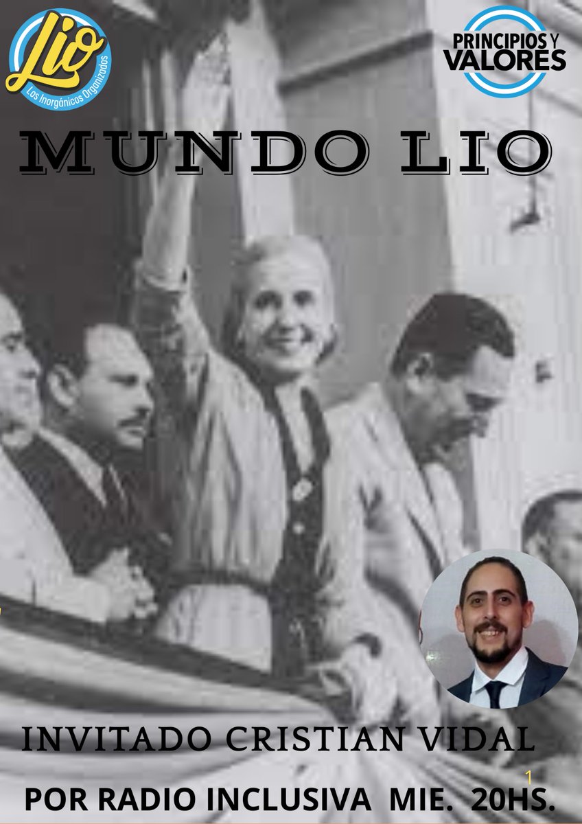 #MundoLío El programa de nuestra agrupación.
Invitado especial nuestro compañero Cristian Vidal para hablarnos de Defensa Nacional.
Hoy Miercoles a las 20hs por <a href="/inclusiva_radio/">Radio Inclusiva</a>
