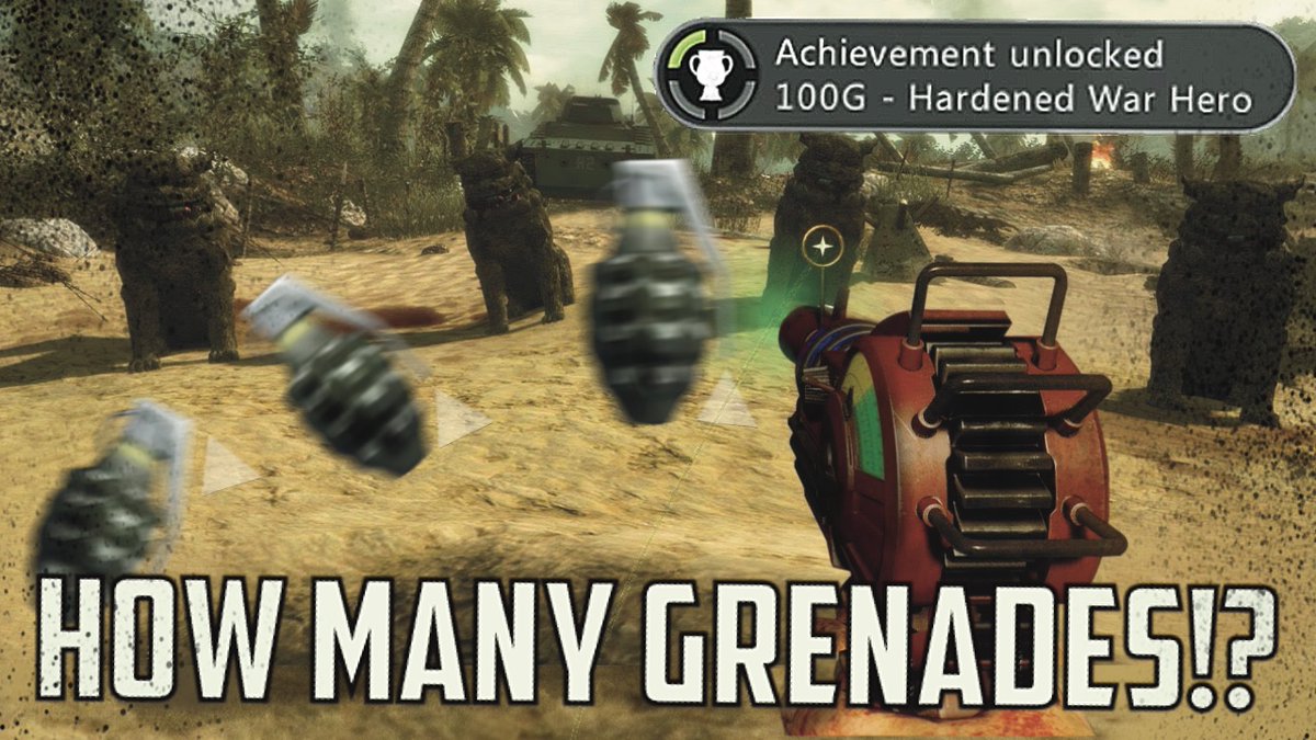 How many grenades are thrown in the Call of Duty World at War campaign on Veteran? New Video is now live!

I Played World at War Veteran... An Counted EVERY Grenade That Tried To Kill Me

youtu.be/7wj5rexshOM
youtu.be/7wj5rexshOM
youtu.be/7wj5rexshOM