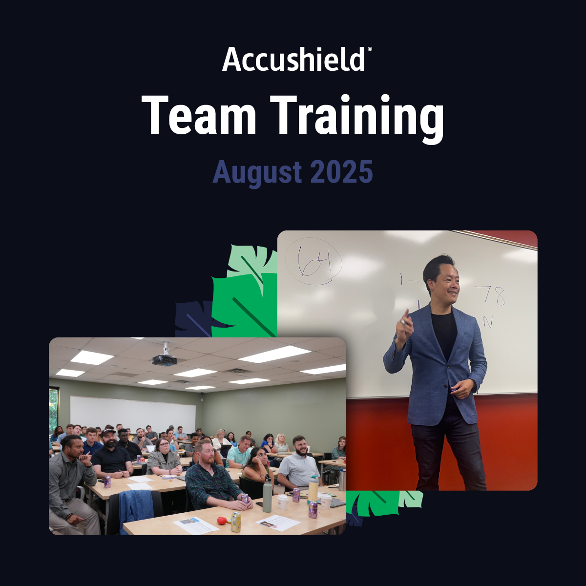 We were honored to have James Lee lead last week's company training event. He brought fresh perspectives that challenged, encouraged, and inspired our team. Grateful for this opportunity to learn and improve. 💜