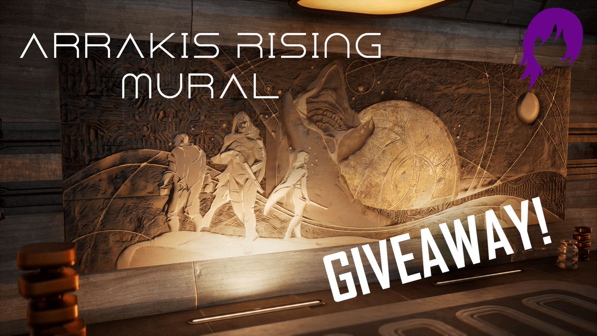 BlinkBlinkGames (@blinkblinkgames) on Twitter photo Tune in to tonight's Twitch stream for your chance to win this "Arrakis Rising" mural for <a href="/DuneAwakening/">Dune: Awakening</a> ! Tune in to tonight's Twitch stream for your chance to win this "Arrakis Rising" mural for <a href="/DuneAwakening/">Dune: Awakening</a> !