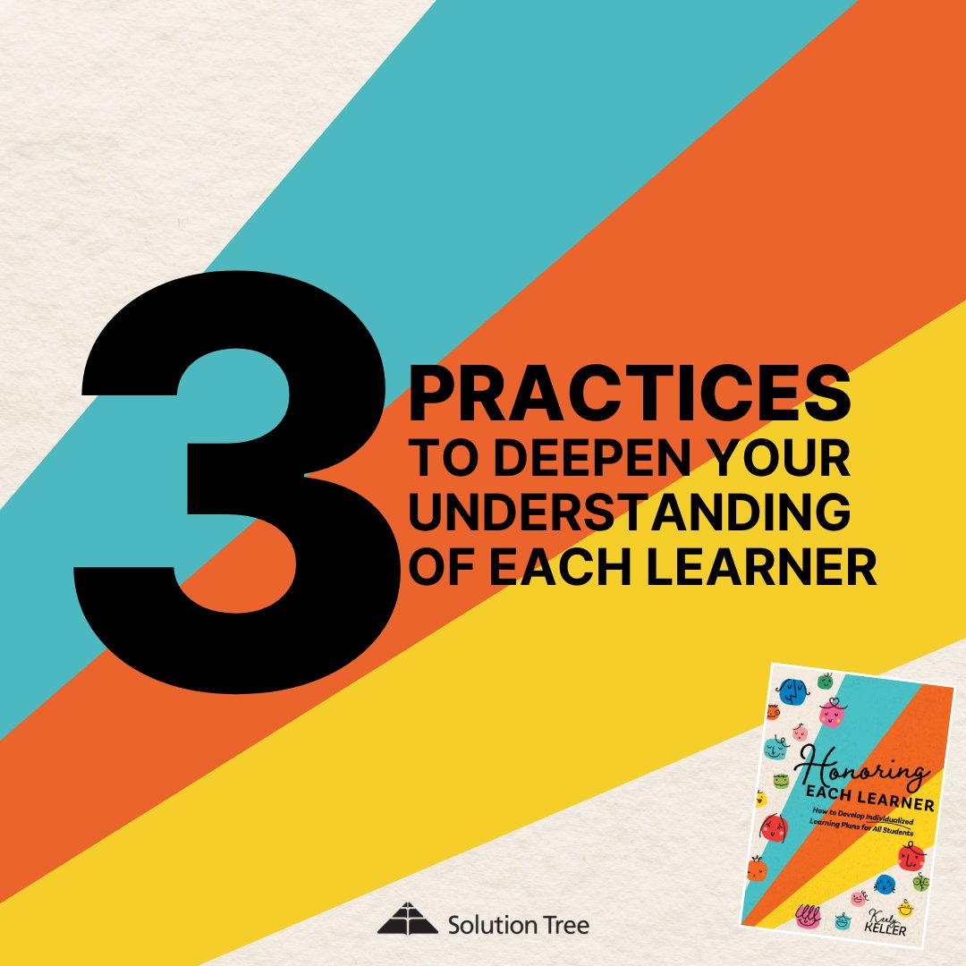 SolutionTree's tweet image. 💡 Create a truly equitable classroom by understanding and addressing individual student needs.
 
Honoring Each Learner empowers teachers to individualize learning for every student. 🧠 bit.ly/3YMMdkx
 
#IndividualizedLearning #SpecialEducation #Teachers @KellerKeel96346