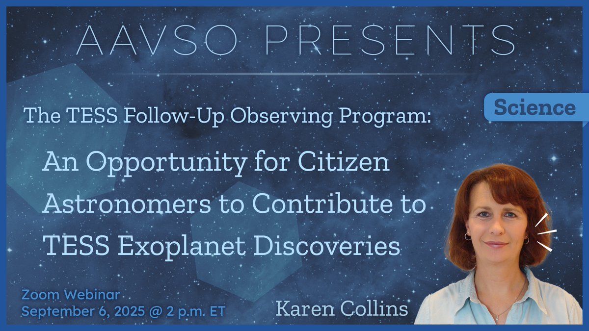 TESS Follow-Up Observing Program (TFOP)

In our next webinar, Dr. Karen Collins will provide an overview of the TFOP program, demonstrate the tools made available to coordinate and analyze observations, and explain how to apply to join the fun.

linkly.link/2EGrr