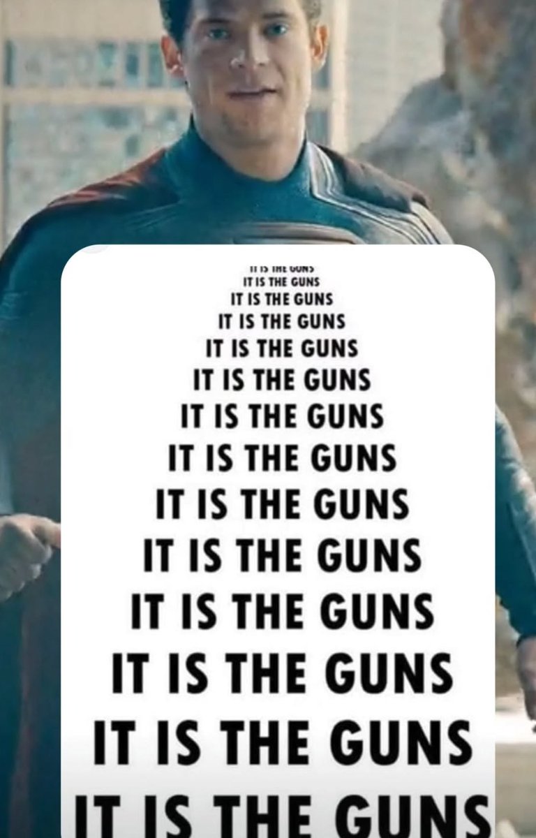 IT’S THE GUNS!!!!!!!🤬🤬