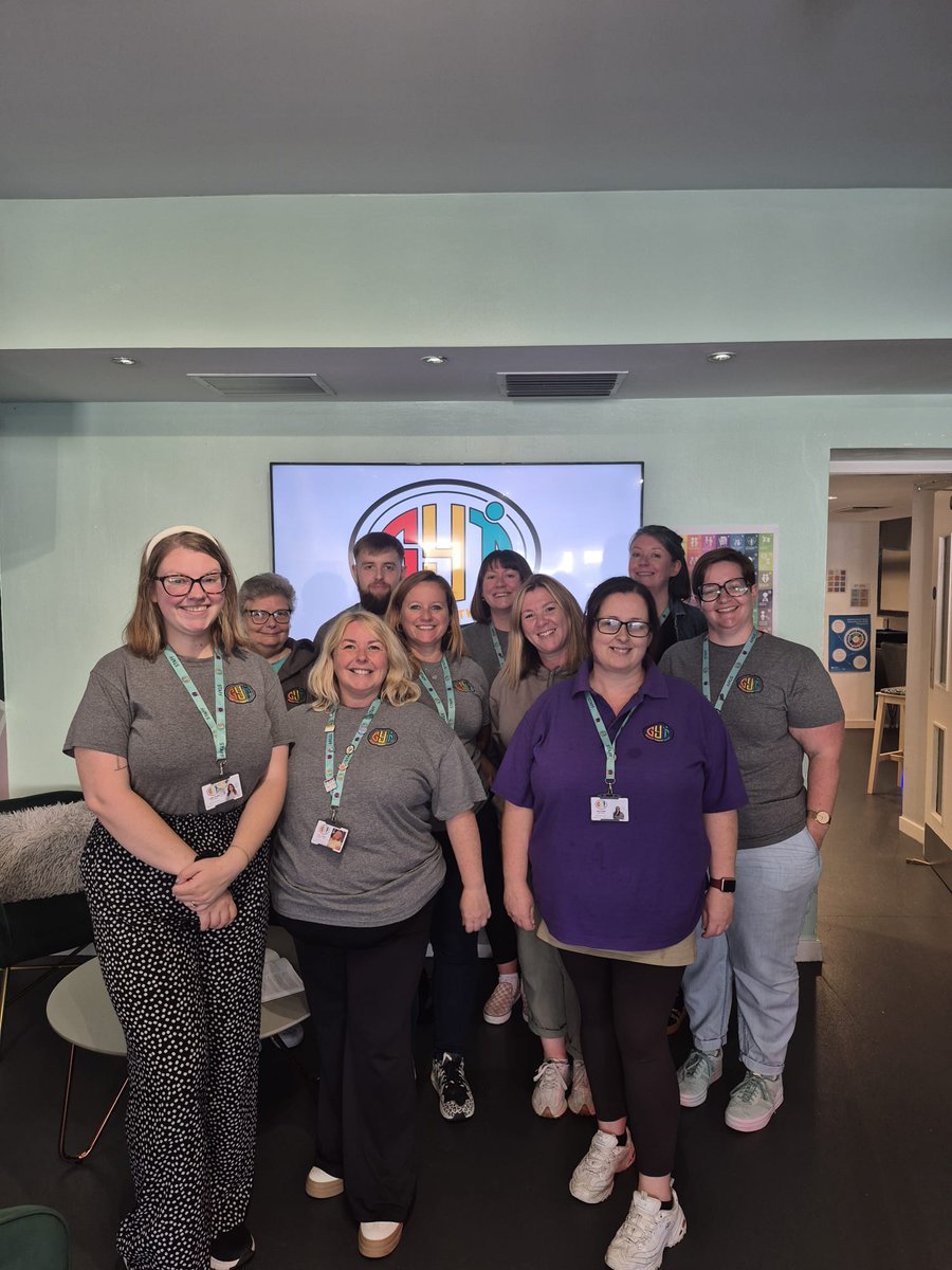 We had our long awaited Meet the Team Event today 🤩 #TeamGYT have the core delivery team below but are also supported by a talented team of casual youth workers too - poor Kenny was outnumbered by the ladies today 😂