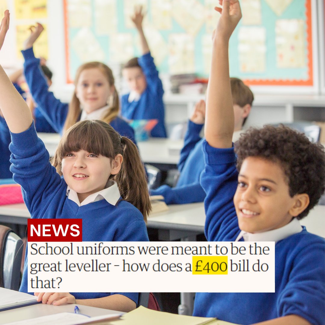 ❗ Parents are having to skip meals to pay for expensive school uniforms.

A new school jumper could mean no food for a week.

Back to school should be an exciting time - not a time when families are stressed out and facing hunger.
