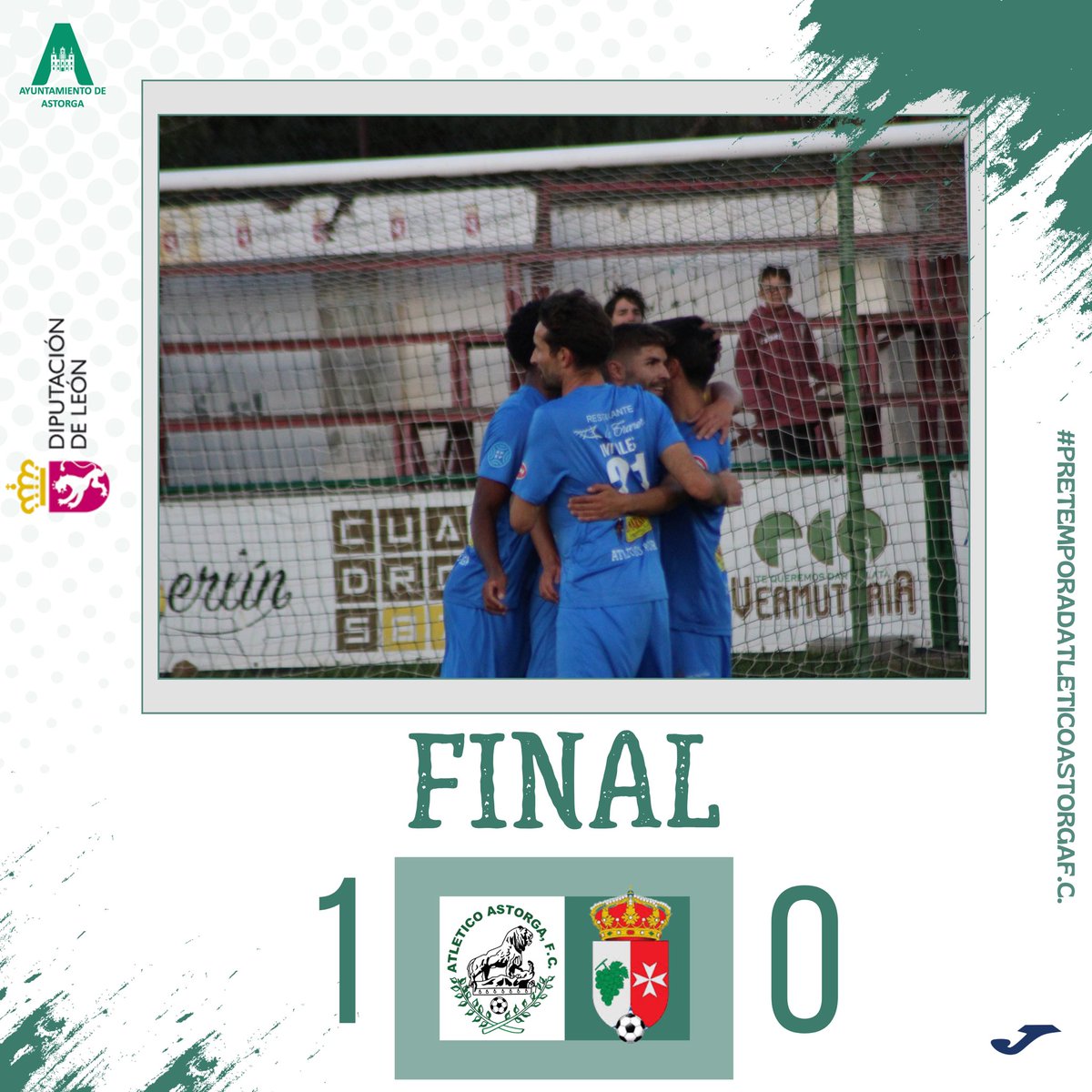 🏁 FINAL| Nos llevamos la victoria en el penúltimo partido de la pretemporada 💚

1️⃣ ATLETICO ASTORGA F.C

0️⃣ <a href="/cd_villaralbo/">CD Villaralbo</a> 

#AtleticoAstorgaVillaralbo 
#Escribiendounanuevahistoria
#PretemporadaAtlAstorga 
#VamosVerdes💚⚽️