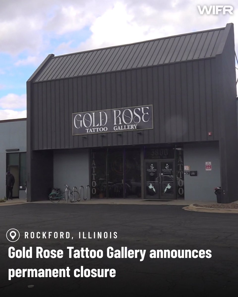 In a post to Facebook, Gold Rose Tattoo Gallery shares its plan to permanently close November 1.