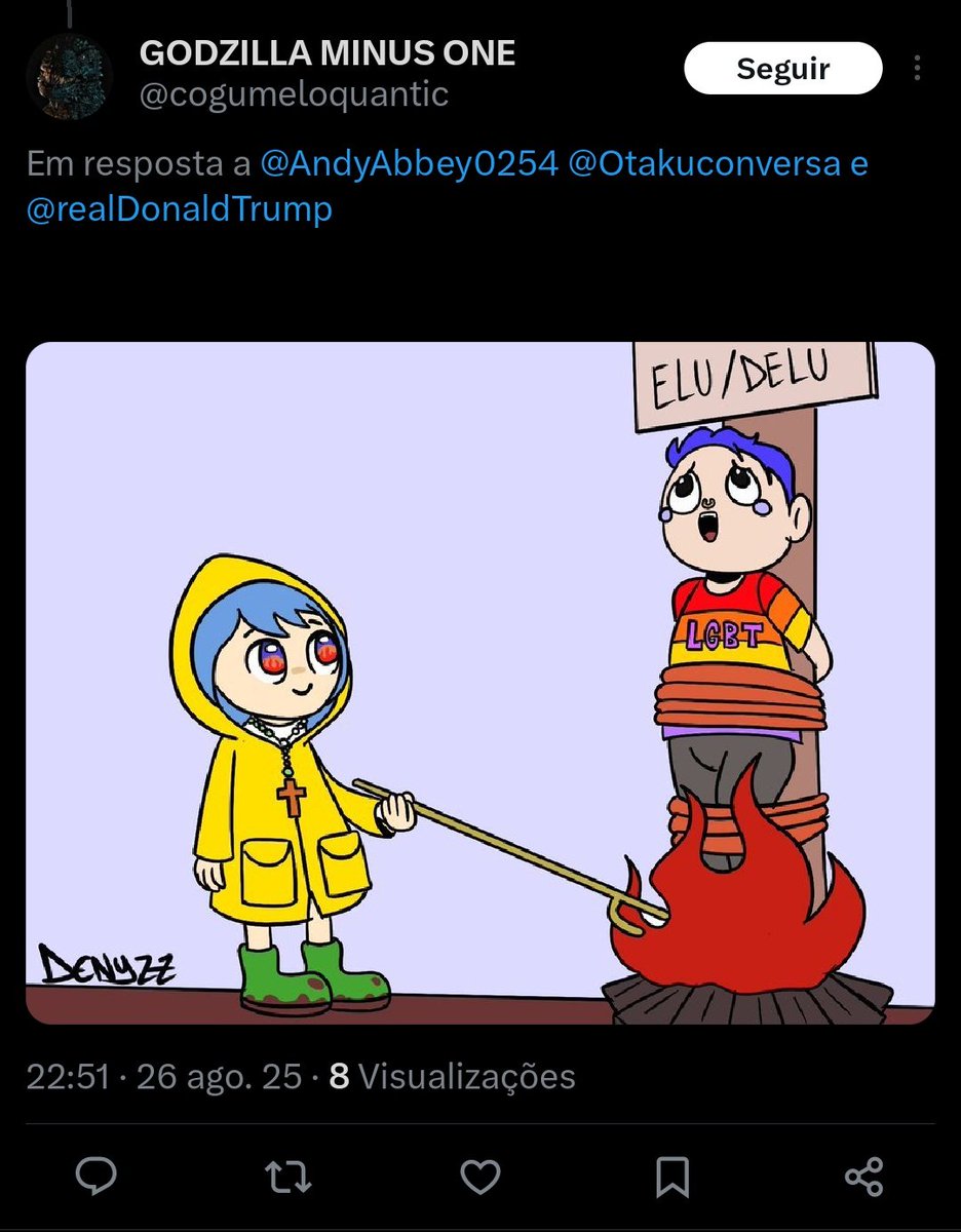 Luce não concorda e nunca vai concordar com tal difamação a minha pessoa. Luce ama de coração todas as pessoas (pessoas boas, e não más). Você pode ser hétero, gay, lésbica, trans, não binário, ateu, cristão, católico...etc, Luce te ama e lhe respeite da forma que merece!