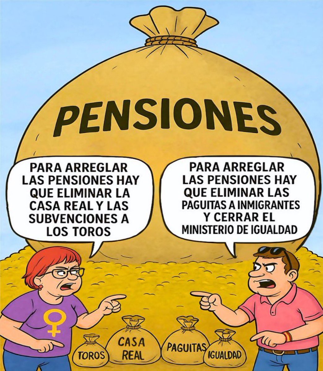 El problema de las pensiones en una imagen: