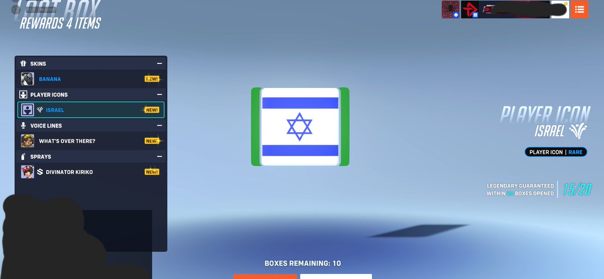 I know this isn't an update about hero 45, but please read this. I don't know who can do something about this, so tagging higher ups that work at Blizzard would be appreciated. 

As you can see, I got the "Israel" player icon in one of my lootboxes. (1/6)
