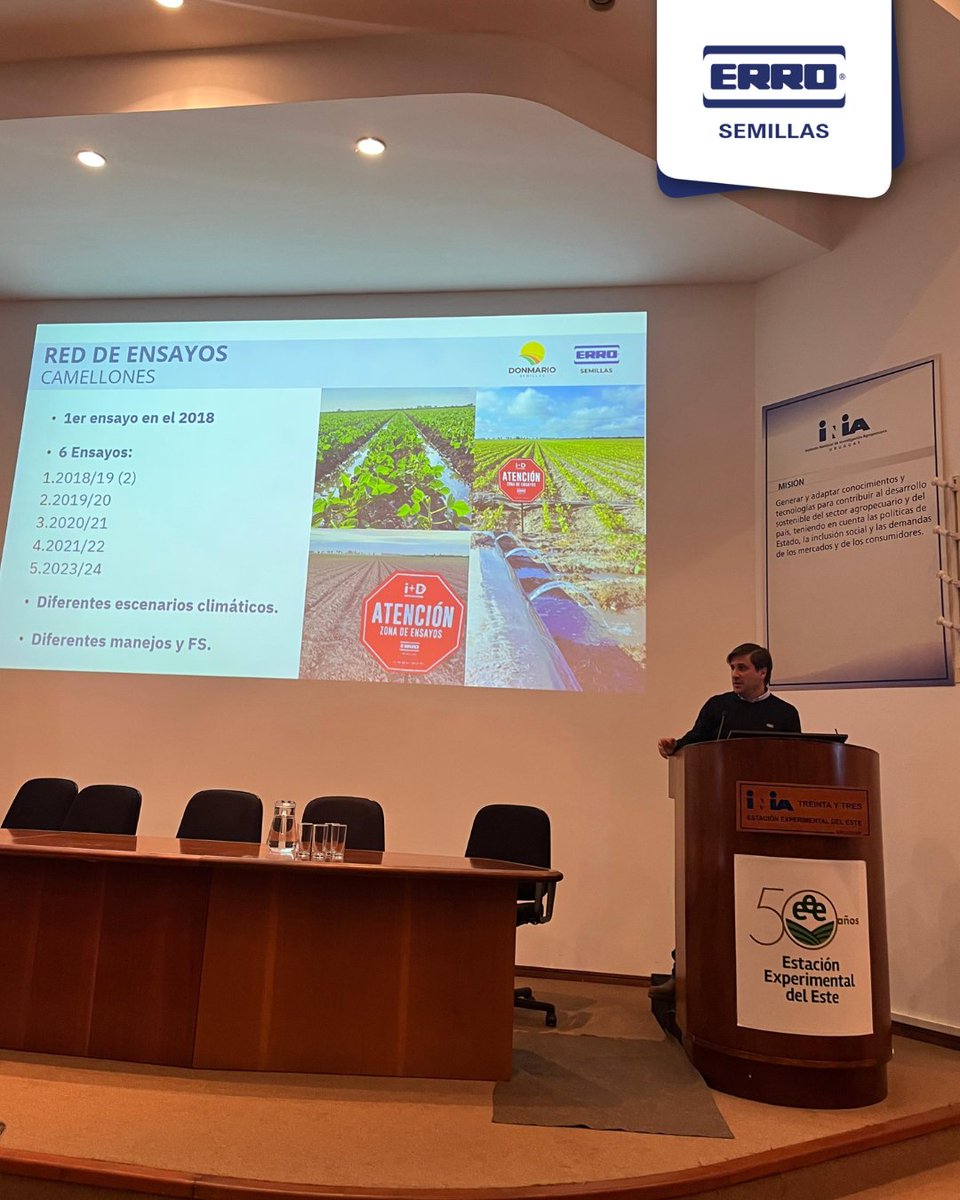 Ayer en INIA Treinta y Tres participamos en la Jornada de Actualización Técnica 🌱

✅ Finalización del Proyecto ANII
✅ Nuevas variedades de soja DONMARIO
✅ Nutrición y mercado de granos

<a href="/ANIIuy/">ANII - Uruguay</a> <a href="/INIA_UY/">INIA URUGUAY</a>
#BarracaErro