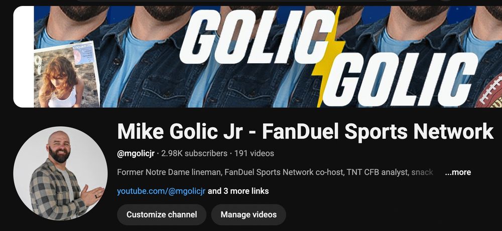 because I have like 5 jobs this year, decided to overhaul the old Gojo &amp; Golic YouTube page as a nice hub for it all!  

Snack Reviews, College Football, Golic &amp; Golic and more all coming up this fall.   

📺: youtube.com/@mgolicjr