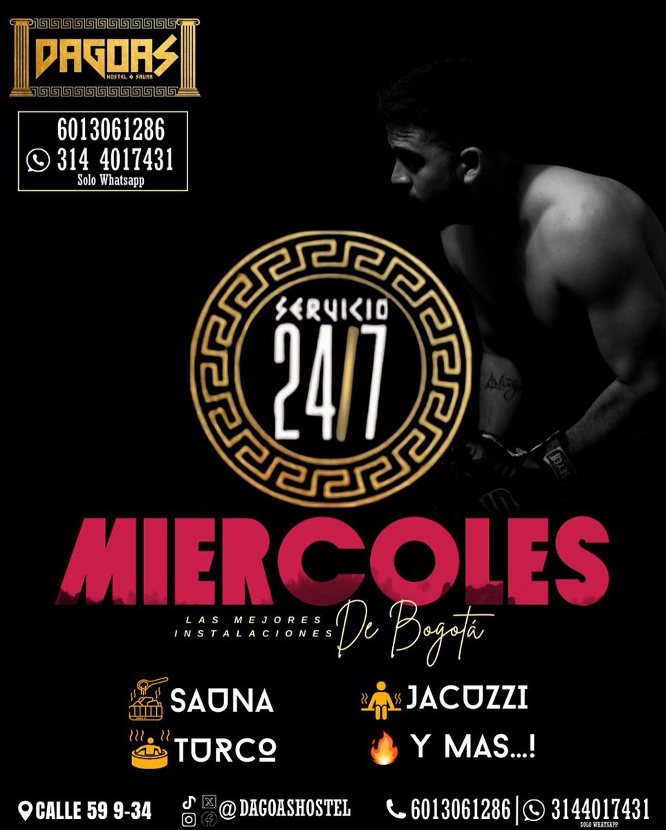 🥊 Miércoles de poder en Dagoas 🥊
La mitad de semana también es para consentirte.

Pases de cortesía?

✅DEBES SEGUIRNOS  y dar 💙+ 🔁 (retweet) a este tweet y TODOS nuestros posts