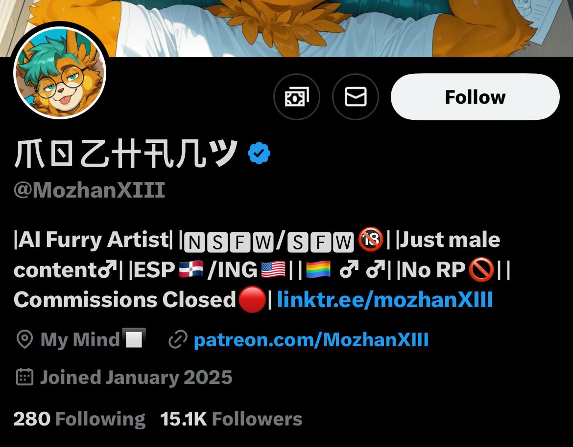 AI and artist in the same bio 🤣🤣🤣😭

And don’t even get me started on the patreon link 😭😭 like bish