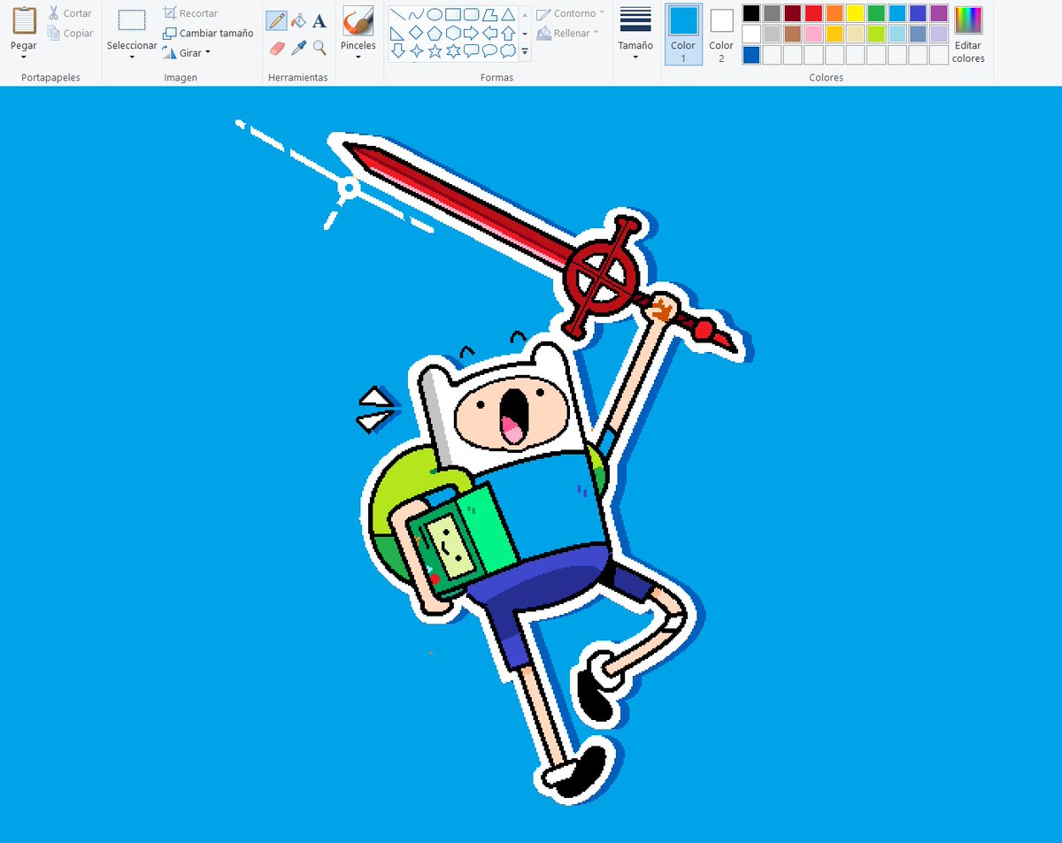 Fighting evil with human power... and BMO 🕹️
#AdventureTime #fanart