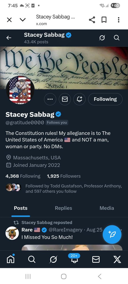 KJW (@hawkesbay69) on Twitter photo Can we get these two patriots some new friends
<a href="/gratitude0000/">Stacey Sabbag</a>
<a href="/armstrong_68949/">rottiemama40</a>
F&R ๐ช๐ซถ๐๐ฅ๐ฏ๐บ๐ธ Can we get these two patriots some new friends
<a href="/gratitude0000/">Stacey Sabbag</a>
<a href="/armstrong_68949/">rottiemama40</a>
F&R ๐ช๐ซถ๐๐ฅ๐ฏ๐บ๐ธ
