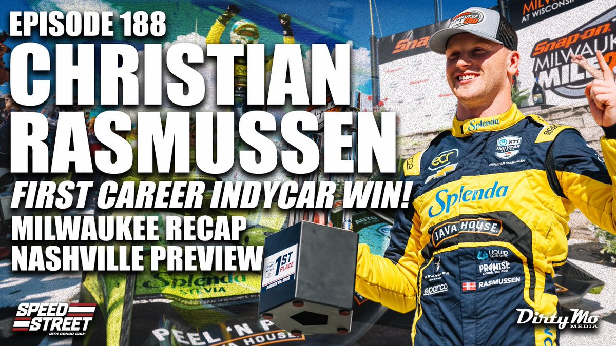 Conor Daly (@conordaly22) on Twitter photo I saw some questions on whether or not we’d have <a href="/ChristianR_DK/">Christian Rasmussen</a> on <a href="/SpeedStreetPod/">Speed Street</a> this week… We always talk to winners, especially new ones! Feel free to check it out. Lots of news and rumors to discuss as well #indycar youtu.be/2p2CLnqV7_c?si… I saw some questions on whether or not we’d have <a href="/ChristianR_DK/">Christian Rasmussen</a> on <a href="/SpeedStreetPod/">Speed Street</a> this week… We always talk to winners, especially new ones! Feel free to check it out. Lots of news and rumors to discuss as well #indycar youtu.be/2p2CLnqV7_c?si…