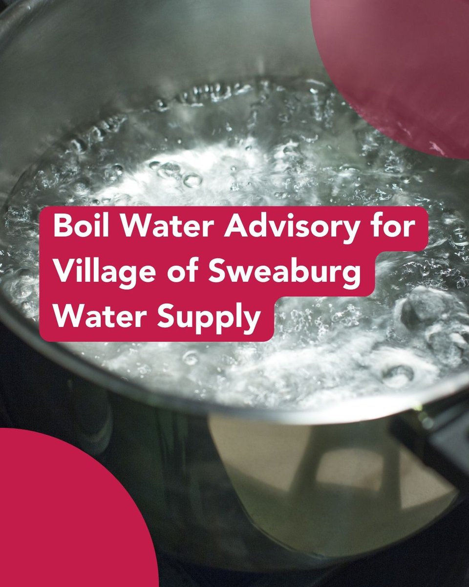 ⚠️Southwestern Public Health issues Boil Water Advisory for the Village of Sweaburg Water Supply- including 401 Eastbound Woodstock ONroute. 

Read the full media release here: swpublichealth.ca/news/posts/boi…