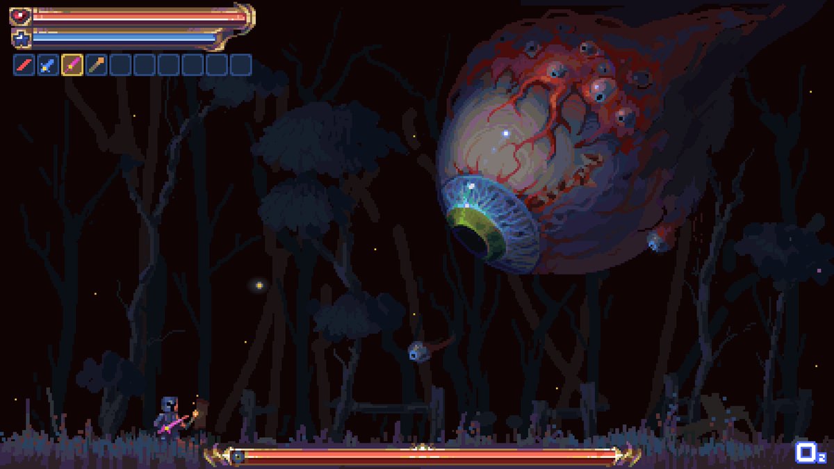 #ドット絵 #pixelart #Terraria You feel like there's some evil force watching you...👀