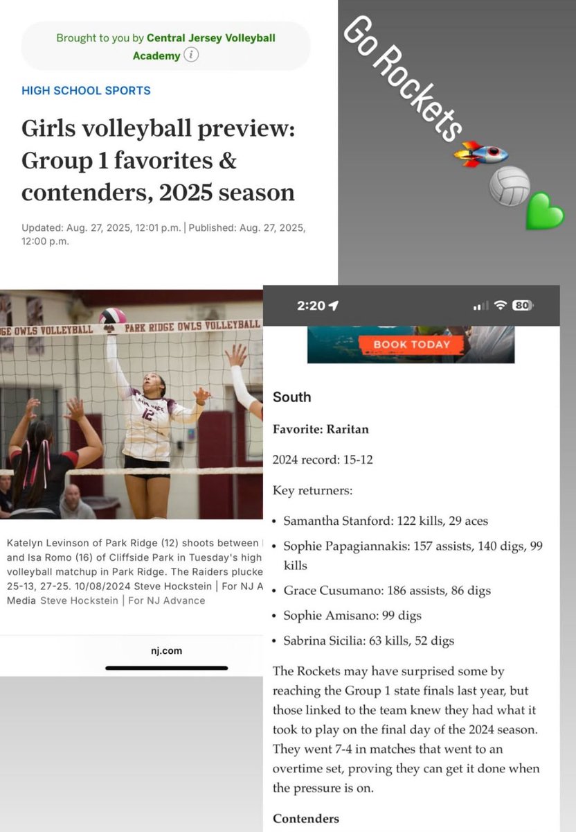 Our Varsity team is the preseason Group 1 South favorite! Looking to reach new heights all year long - proud of them but we have work to do! <a href="/RaritanAD/">T.J. O’Donnell</a>