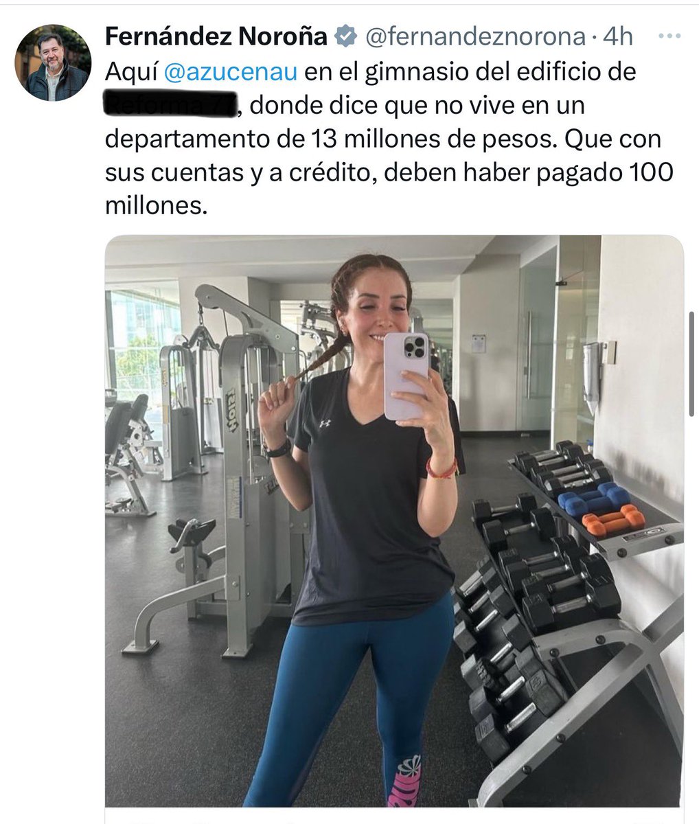 Luisa Gutierrez Ureña (@luisag_urena) on Twitter photo Imaginen lo que ahora podrán hacer los políticos fúricos de Morena, para vengarse de quien exhibe su incongruencia, con la localización en tiempo real de los celulares de todos los mexicanos, que aprobaron.
Viva o no ahí <a href="/azucenau/">Azucena Uresti</a>, ella es periodista, no servidora pública, y que Imaginen lo que ahora podrán hacer los políticos fúricos de Morena, para vengarse de quien exhibe su incongruencia, con la localización en tiempo real de los celulares de todos los mexicanos, que aprobaron.
Viva o no ahí <a href="/azucenau/">Azucena Uresti</a>, ella es periodista, no servidora pública, y que