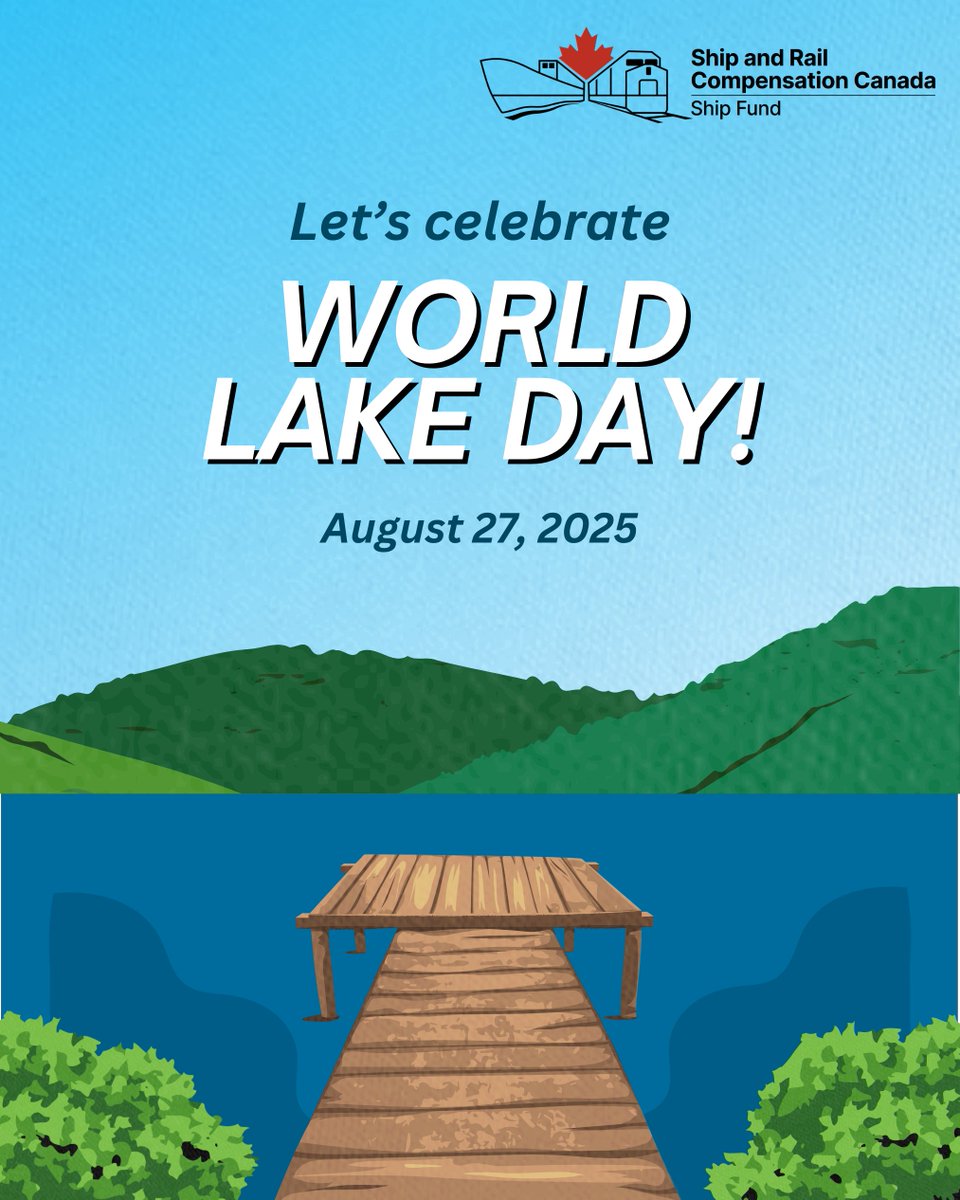 ShipRailCAN's tweet image. On #WorldLakeDay, we celebrate Canada’s lakes!
If a ship spills oil, our Ship Fund covers many costs, like clean-up, economic losses &amp;amp; more.
Share &amp;amp; learn more here: ship-rail.gc.ca/ship