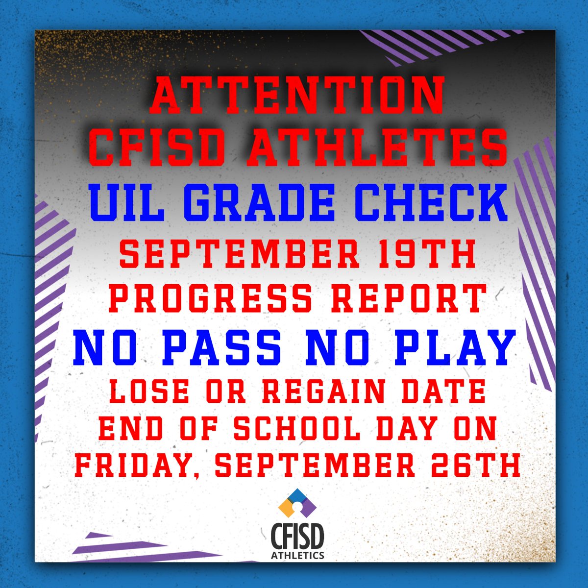 CFISDAthletics (@cfisdathletics) on Twitter photo 