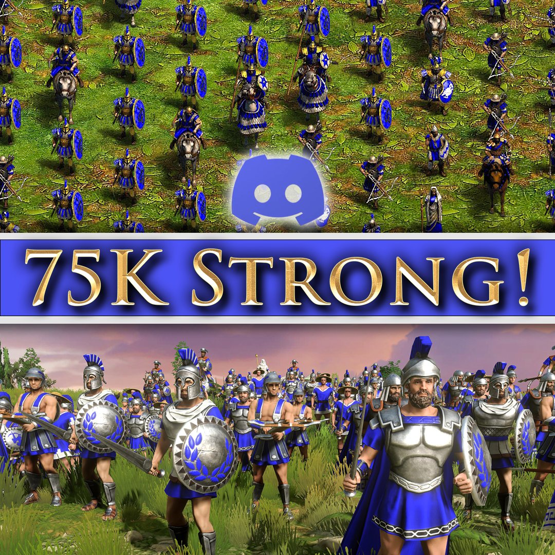 75,000 strong. One unstoppable empire.
 
The official Age Discord has hit 75K members, and we’re just getting started! Whether you’re here to strategize, share lore, or find your next match — this is your community.
 
🗣️ Join the ranks. Invite your allies.
🏰