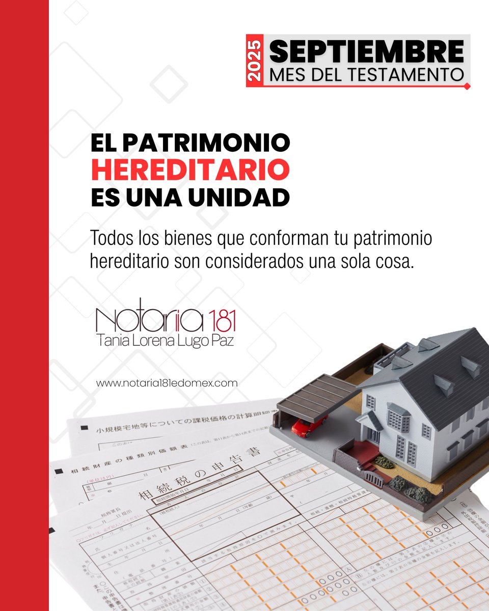 En los procesos sucesorios, es hasta la sección llamada Partición, que el patrimonio hereditario es disgregado.
#SeptiembreMesDelTestamento