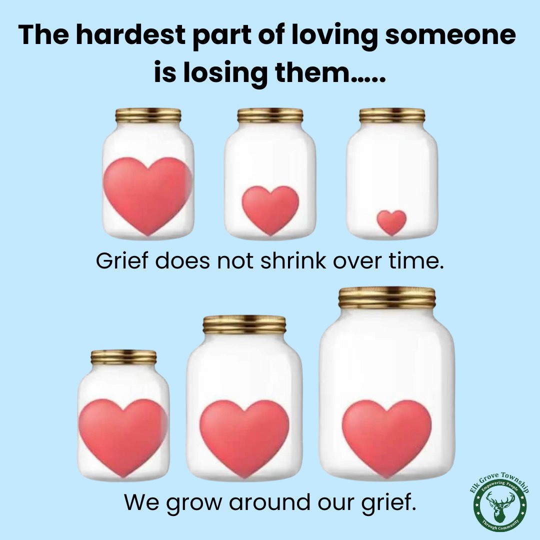 Endings are difficult. Grieving often can be a long and lonely journey. But support from a professional can make the journey a little bit easier. 

The Adult and Family Counseling Program offers Township residents counseling services for free. Learn more by calling 847-981-0373.