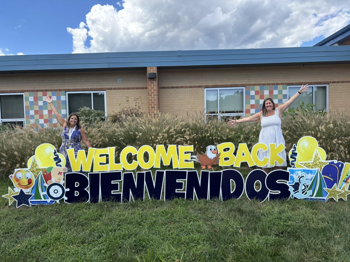 Welcome back to school! Meet our administrators: Principal Walsh and Assistant Principal Allewalt #TeamTyler <a href="/AACountySchools/">AACPS</a>