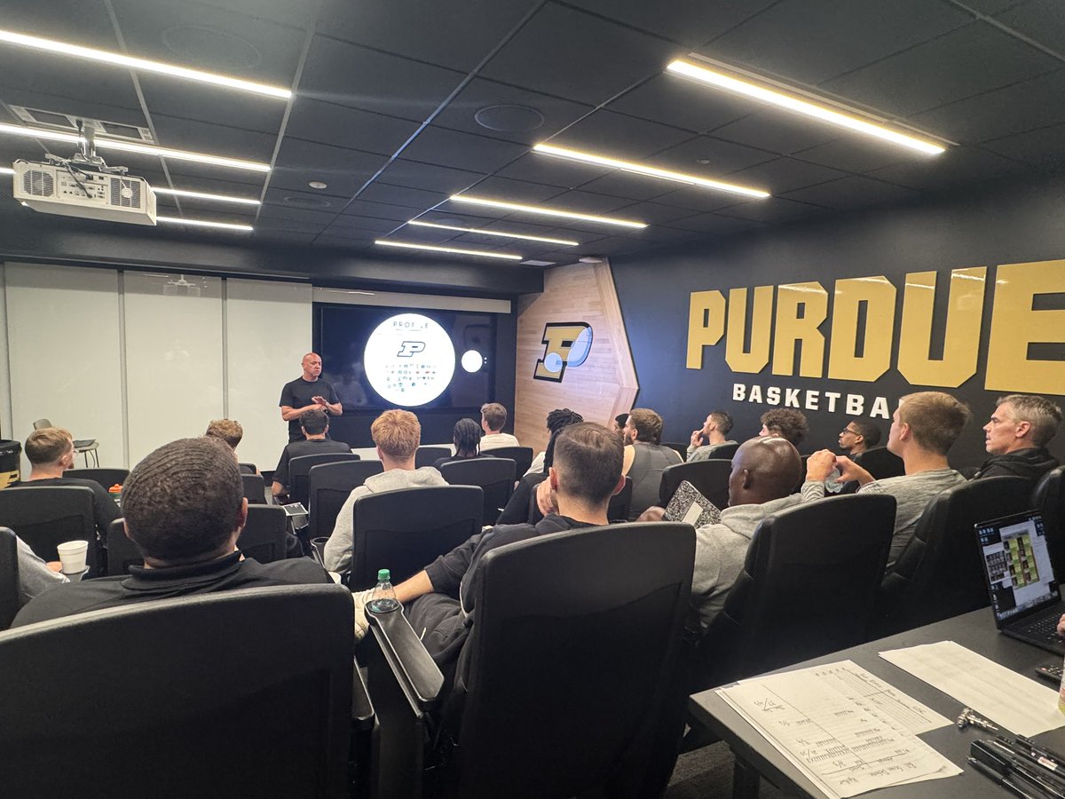 Preseason #1 team in the country <a href="/BoilerBall/">Purdue Men's Basketball</a> kicking off the season. A special group #humanizingteams